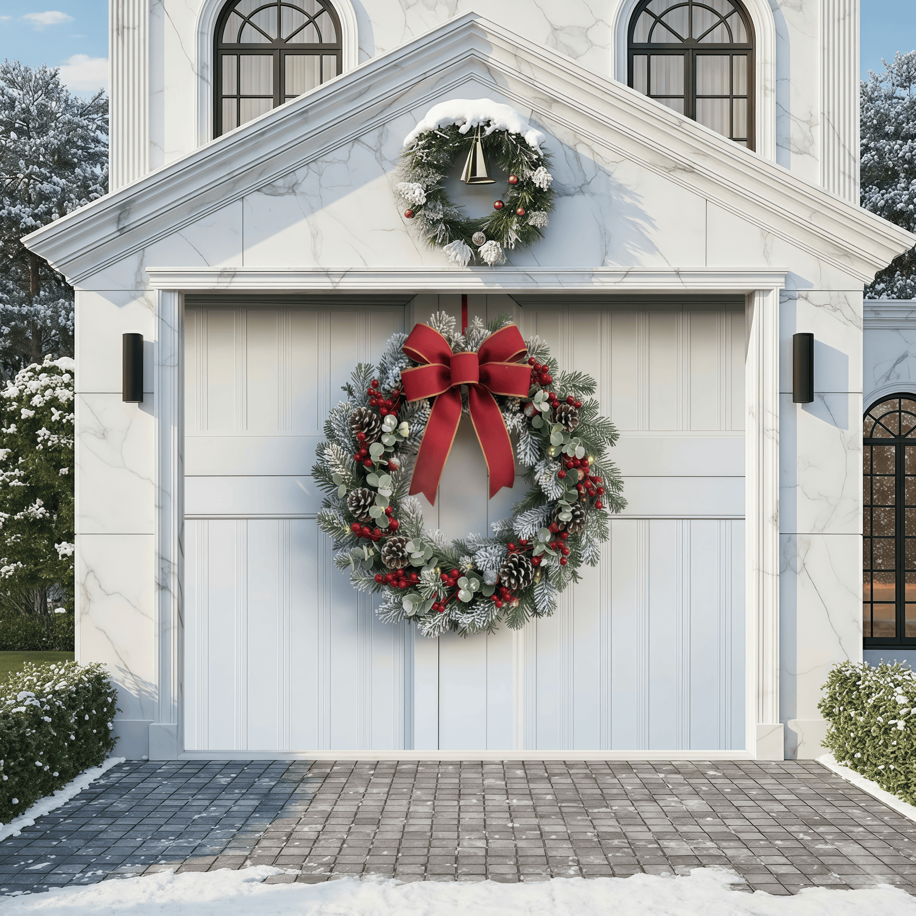 Christmas Wreath | Garage Door Cover
