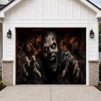 Zombie Invasion | Halloween Garage Door Cover
