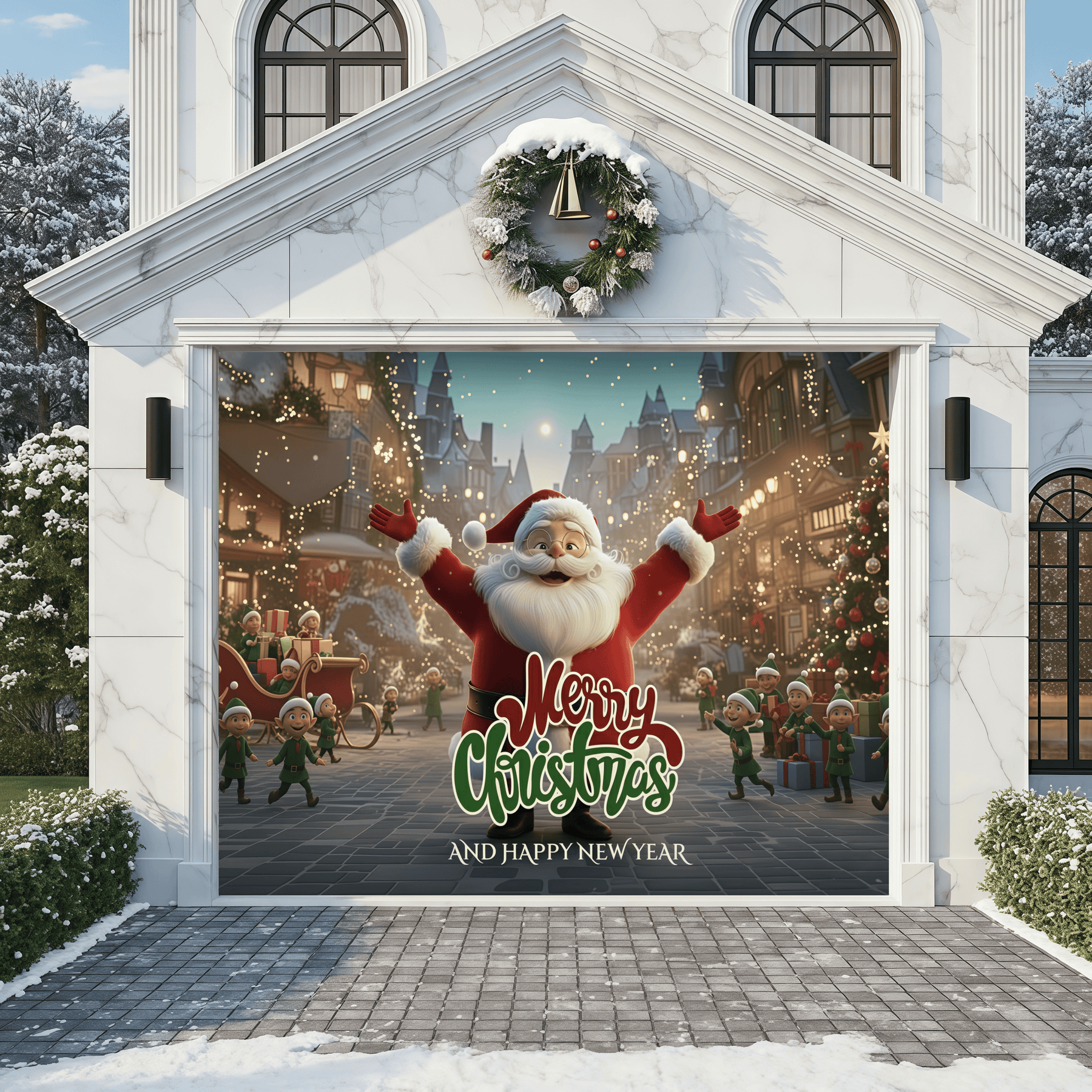 Christmas Joy | Christmas Garage Door Cover