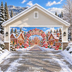 Candy Wonderland | Christmas garage door cover - media-position-2-double-wide