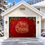 Golden Noel | Christmas garage door cover - media-position-1-single