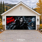 Night Slasher | Halloween Garage Door Cover