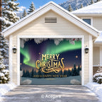 Northern Lights Christmas | Christmas garage door cover - media-position-1-single