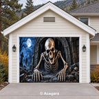 Skeleton Awakening | Halloween Garage Door Cover