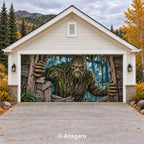 Swamp Monster | Halloween Garage Door Cover