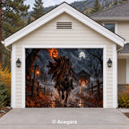 The-Headless-Horseman | Halloween Garage Door Cover